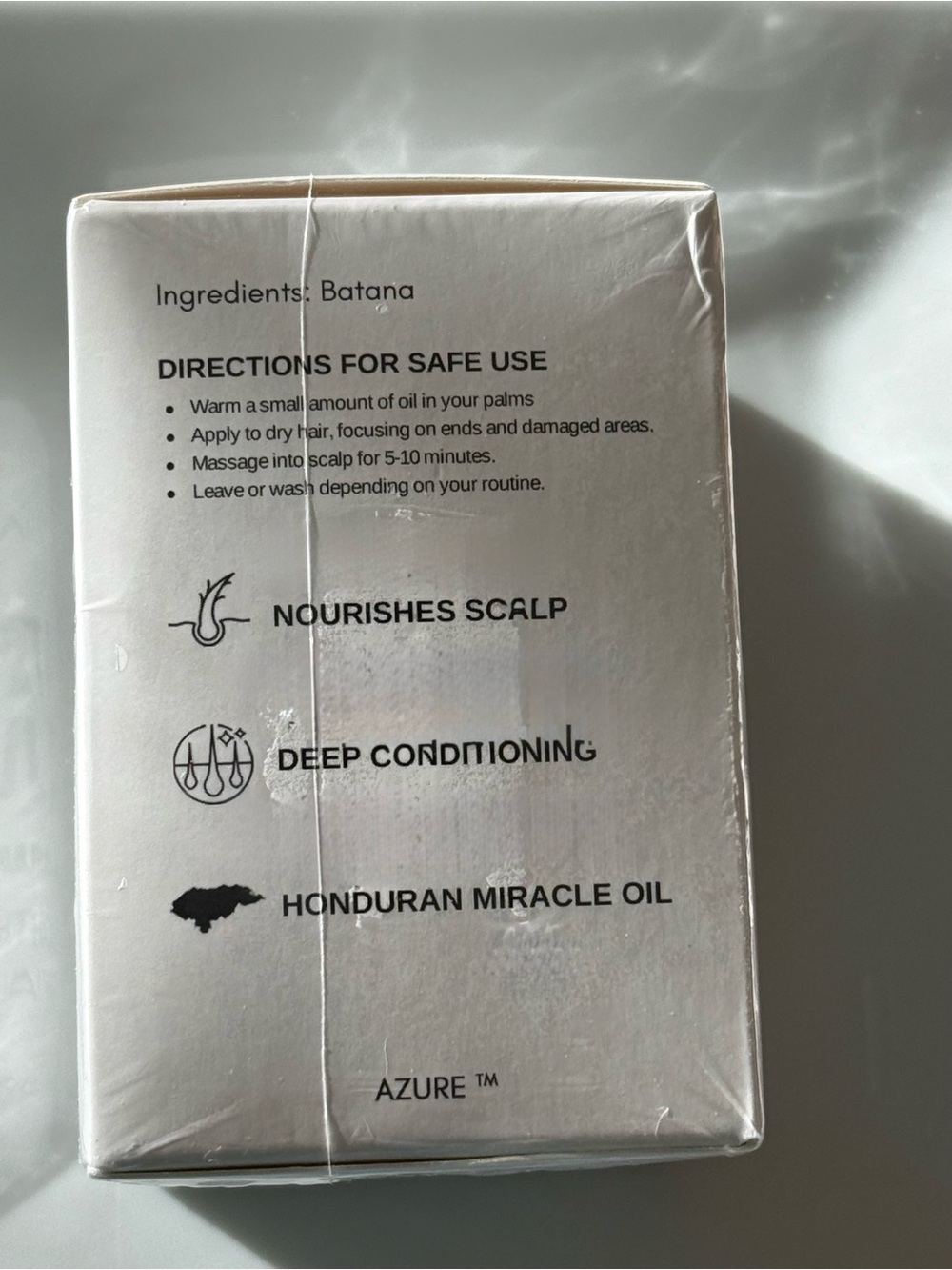 Azure Batana Oil 100% — Natural Hair Treatment, White Box - Picture 4 of 6